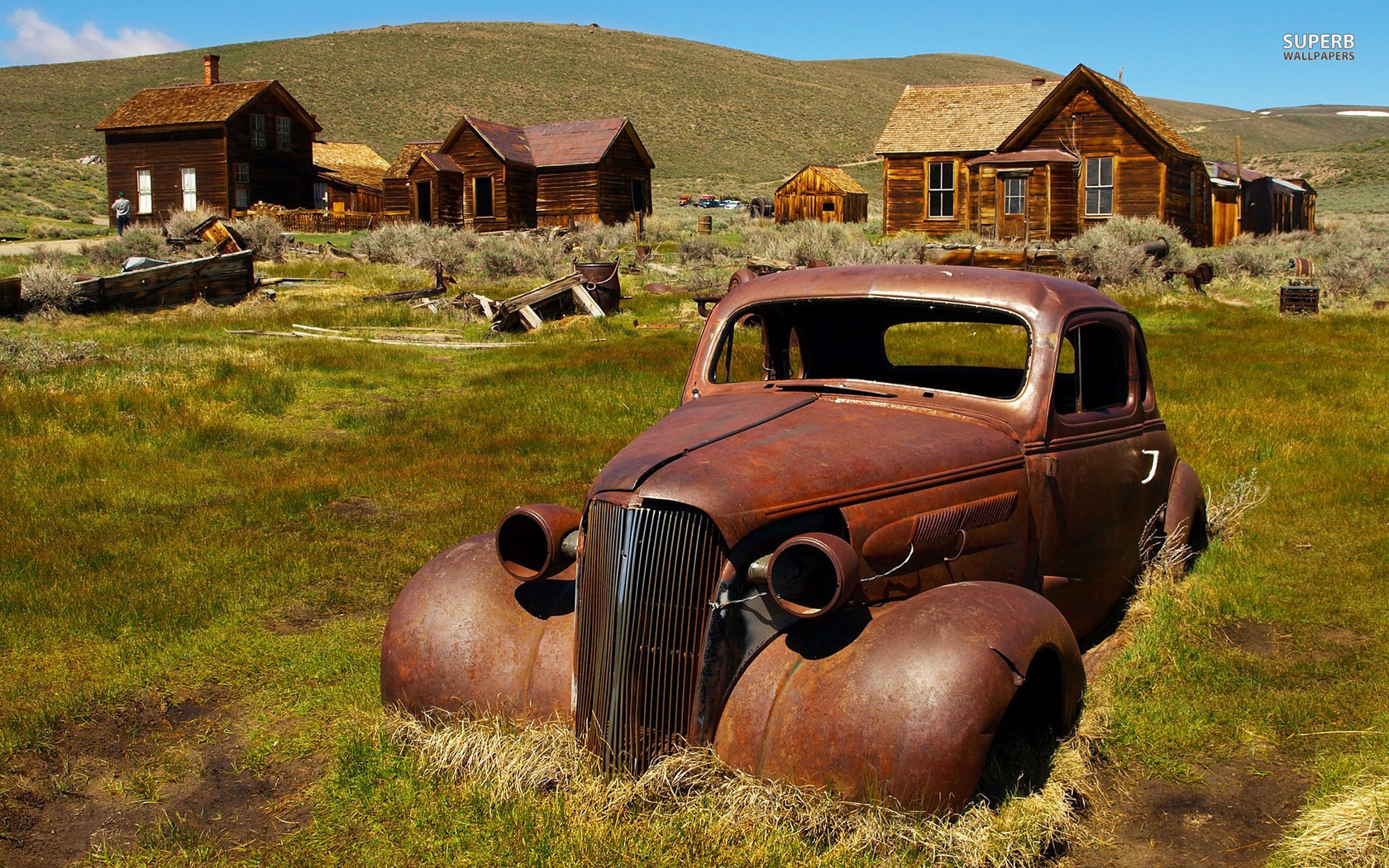 Rusty Old Car Wallpaper HD Site