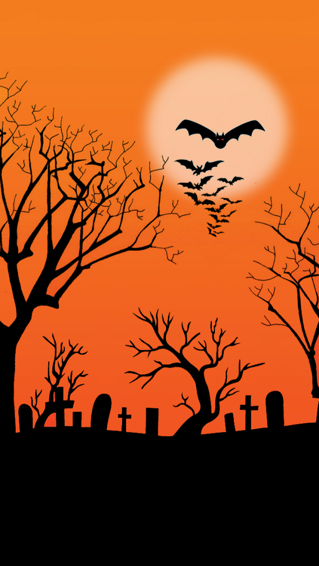Halloween Background iPhone Wallpaper Tags Bat
