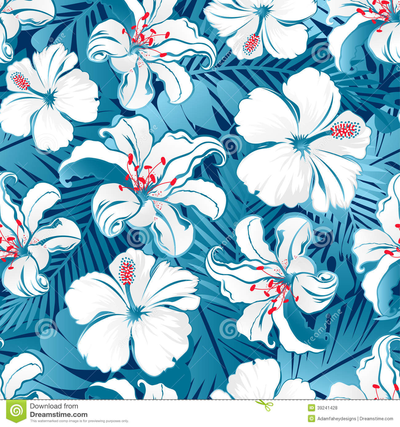 Tropical Prints Hawaiian Print And Background