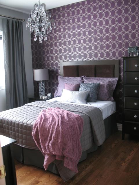 Matching Wallpaper And Fabric For Bedding House Home