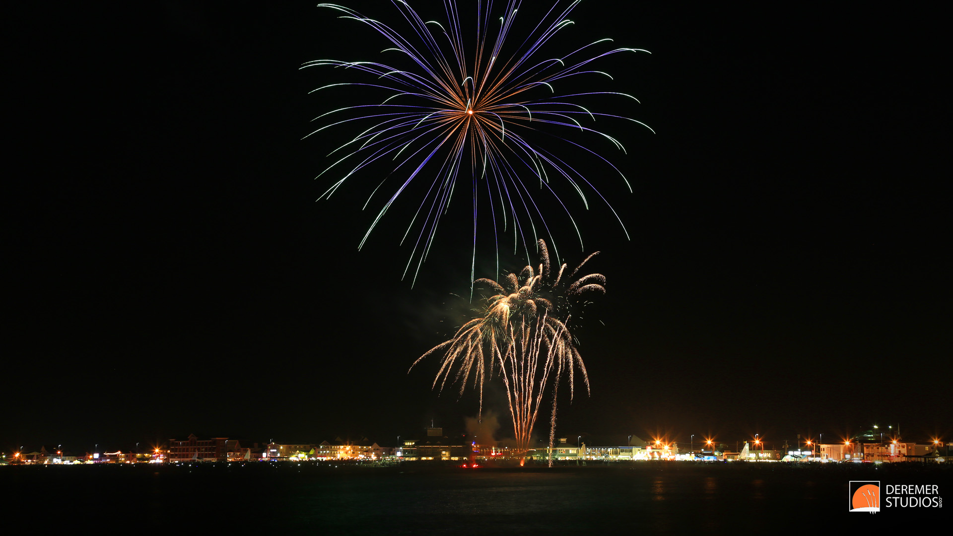 Fourth Of July Fireworks HD Wallpaper Hampton Beach Deremer