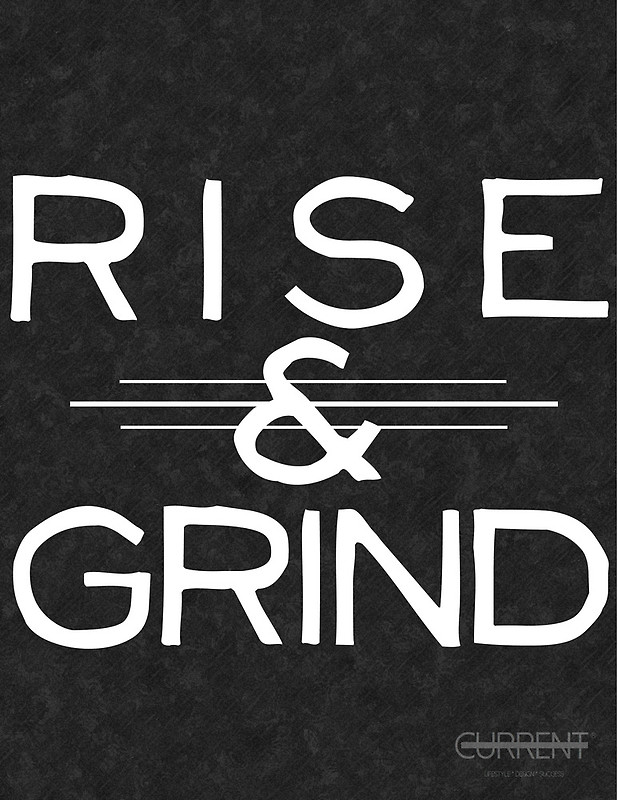 Rise Grind Inspiring Workout Fitness Gym Stock Vector Royalty Free  1306262035  Shutterstock