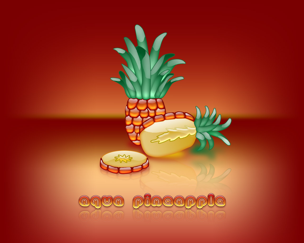 Cute Backgrounds and Wallpapers Aqua PineApple
