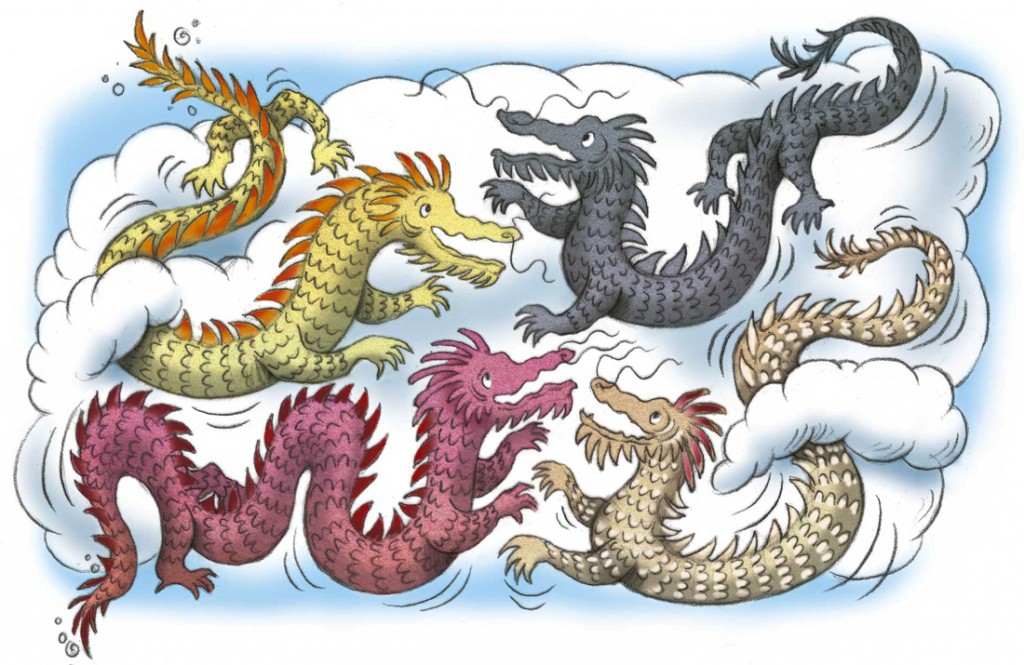 Chinese Dragons Wallpaper Background HD Jpg
