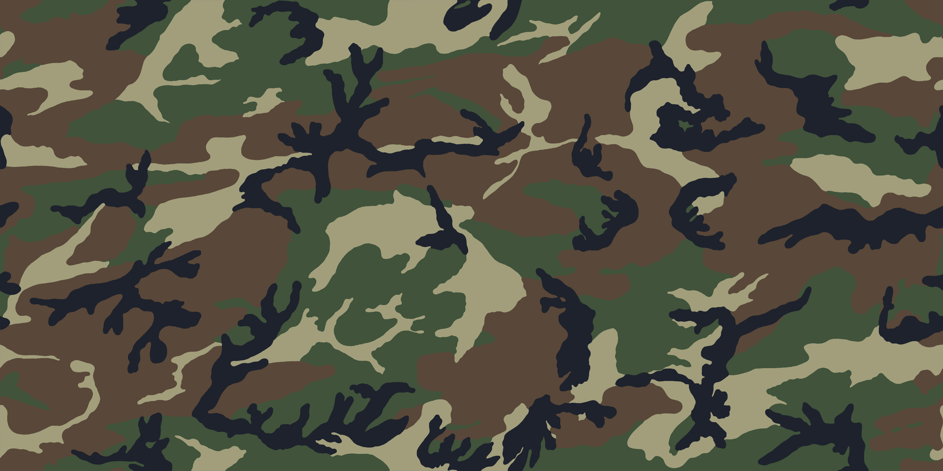 Close-up of a camouflage pattern, ideal for use as a wallpaper