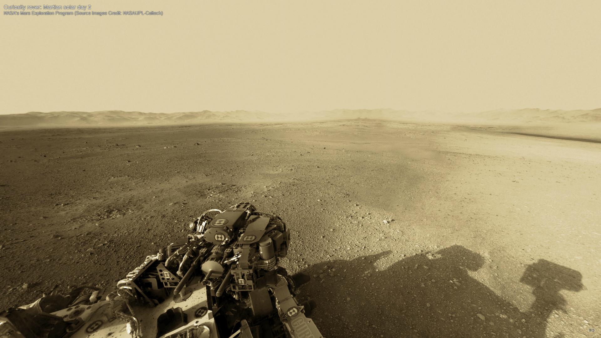 Best Curiosity Rover Background