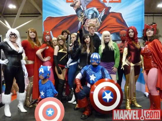 Cosplayers At Marvel S Fan Expo Canada Costume Contest