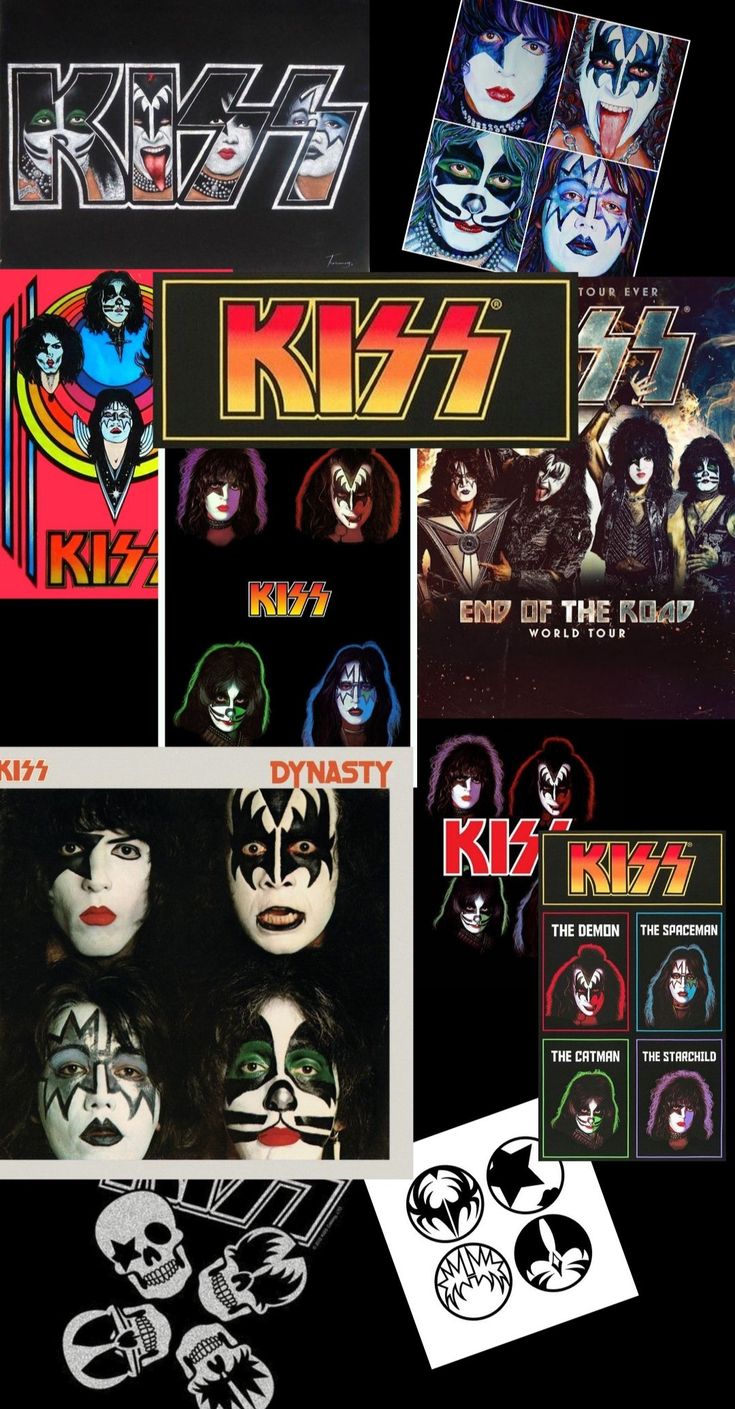 Kiss Band Wallpaper Album Covers