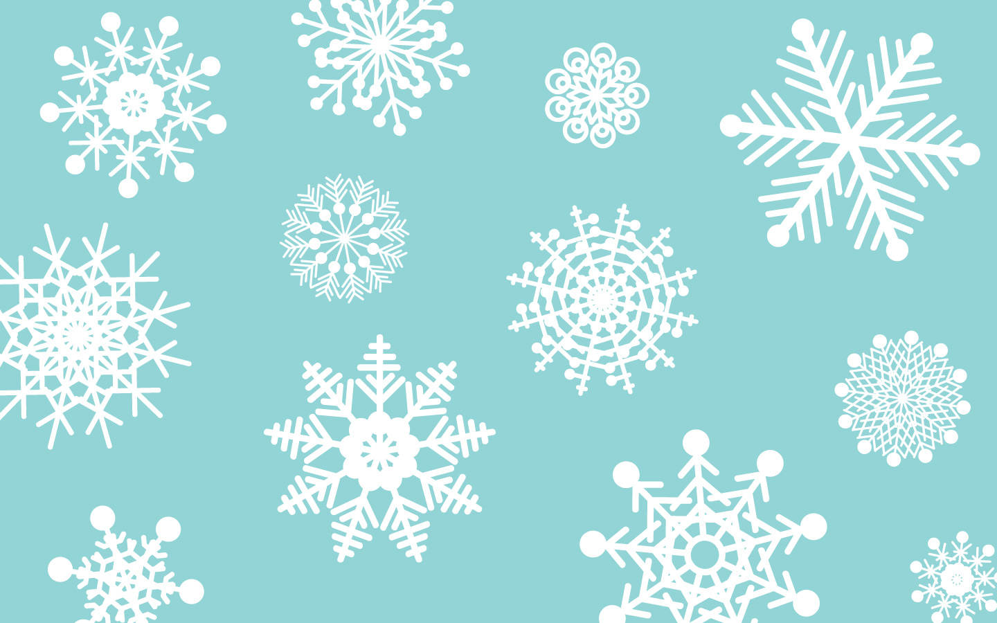 Snowflake Wallpaper Calobee Doodles