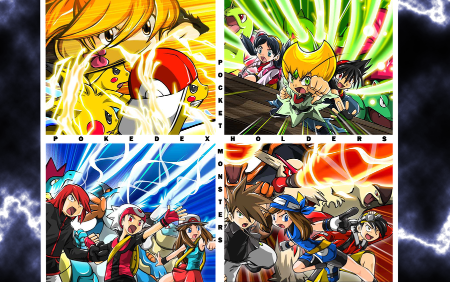 Red Pokemon Adventures Wallpaper The Great Battle