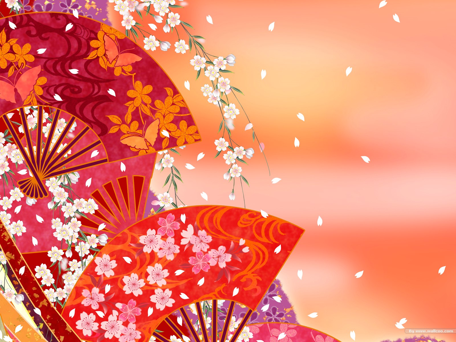 Colors And Patterns In Japanese Kimonos No Wallpaper