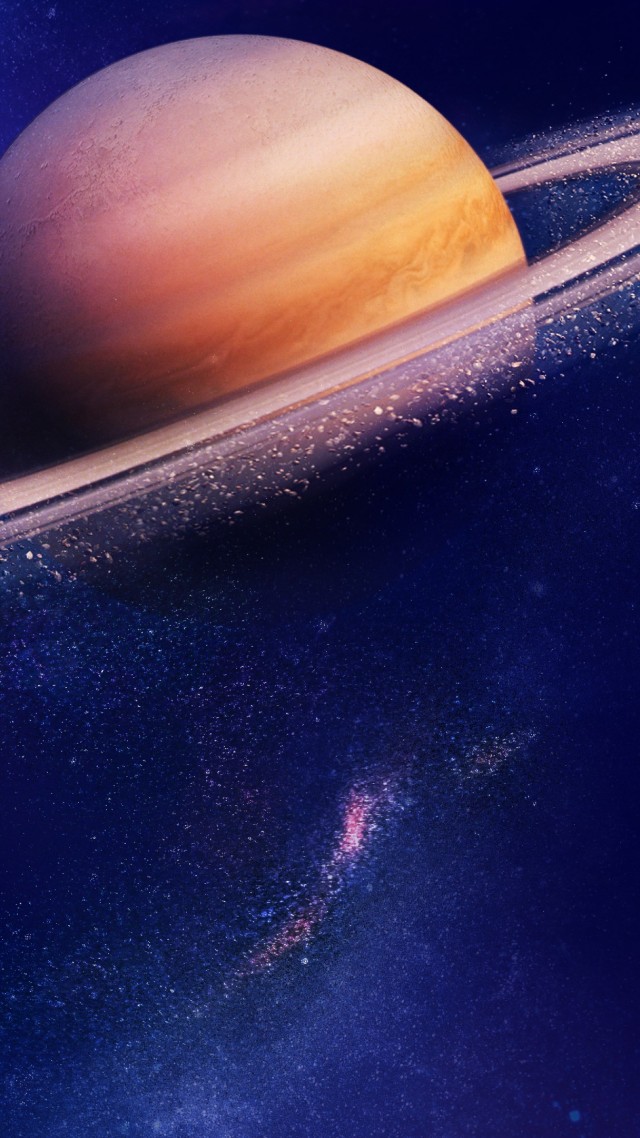 Wallpaper Saturn Pla 4k Space
