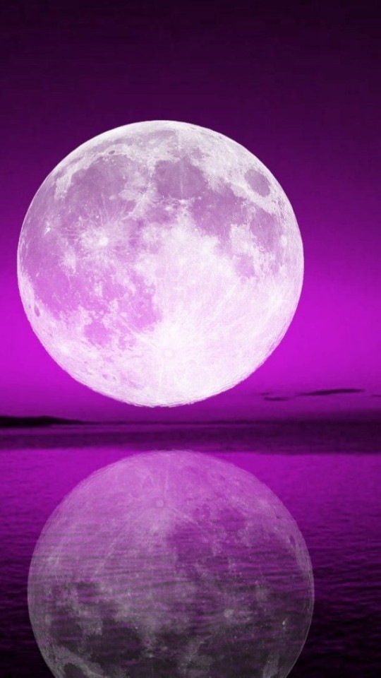 Full Moon Reflection Wallpaper iPhone