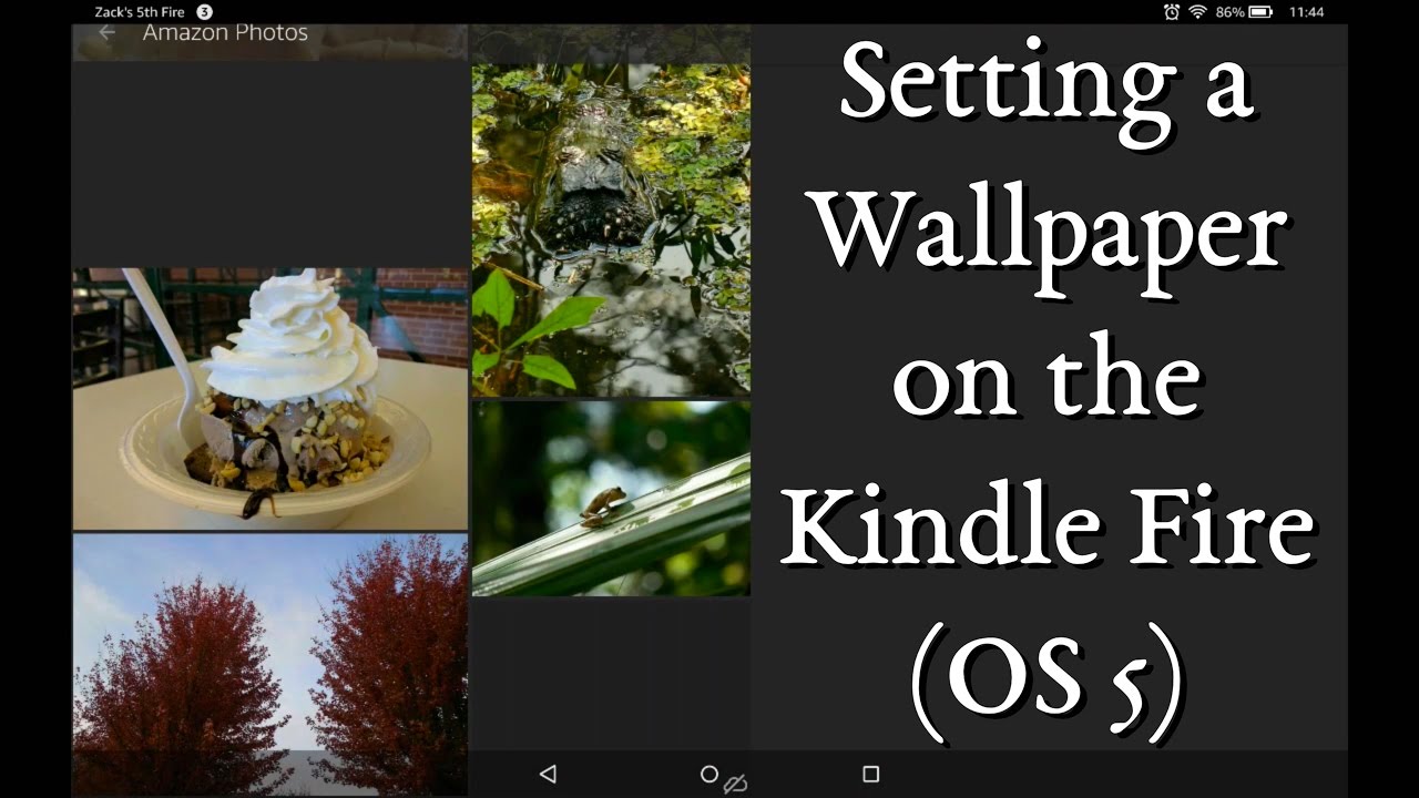 Free download Change Wallpaper Background on Kindle Fire OS 5 [1280x720