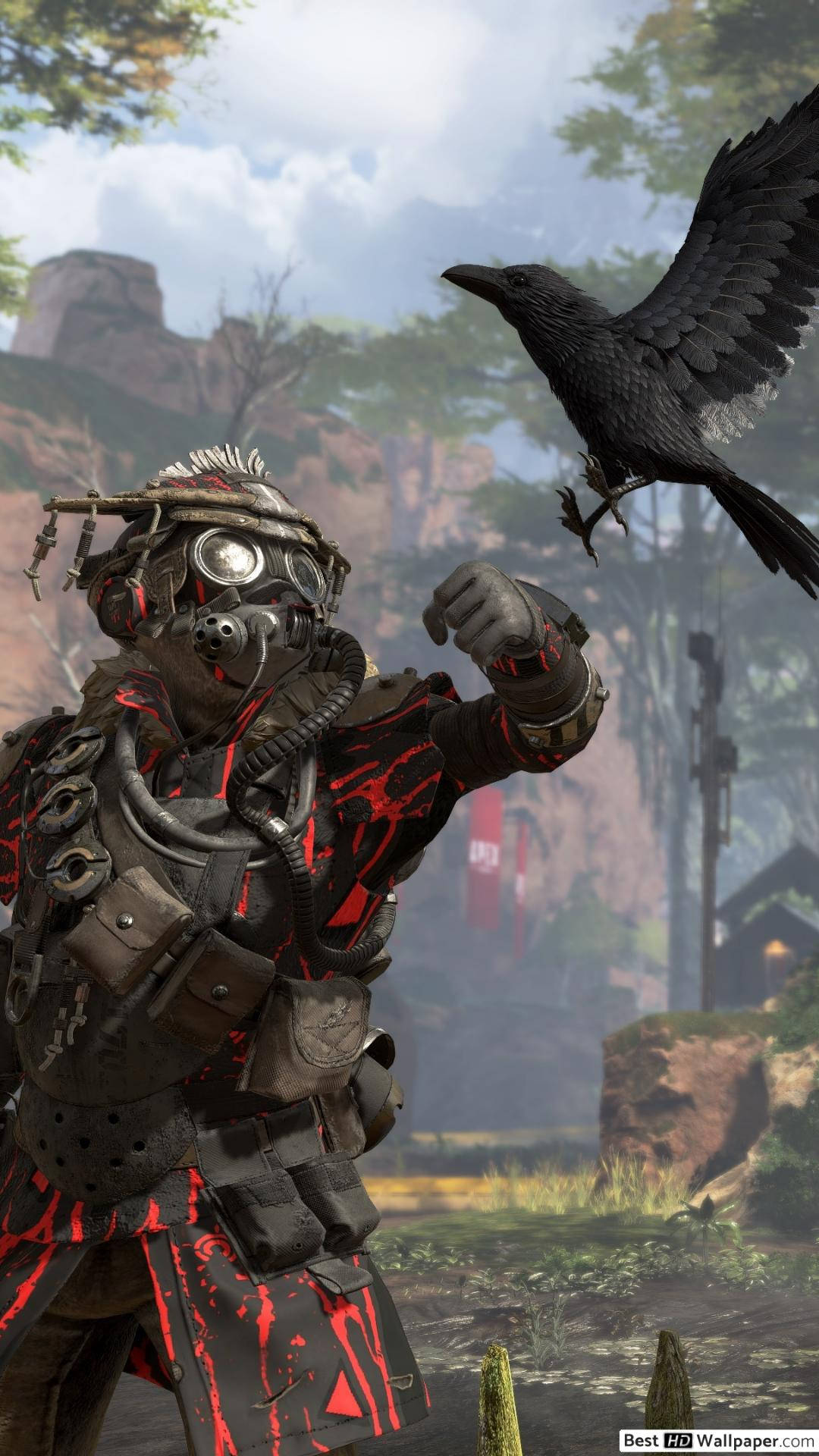 Apex Legends iPhone Bloodhound And Arthur Wallpaper