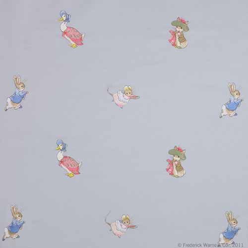 Jane Churchill Alphabet Beatrix Potter Wallpaper Pink Pictures