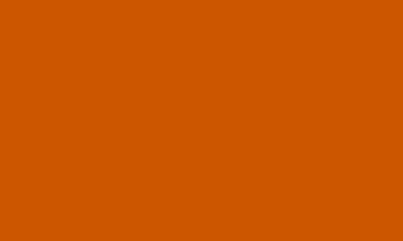  1280x768 resolution Burnt Orange solid color background view and 1280x768