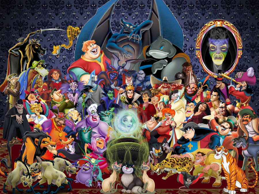 Image Static Disney Villains Wallpaper By Disneyfreak19