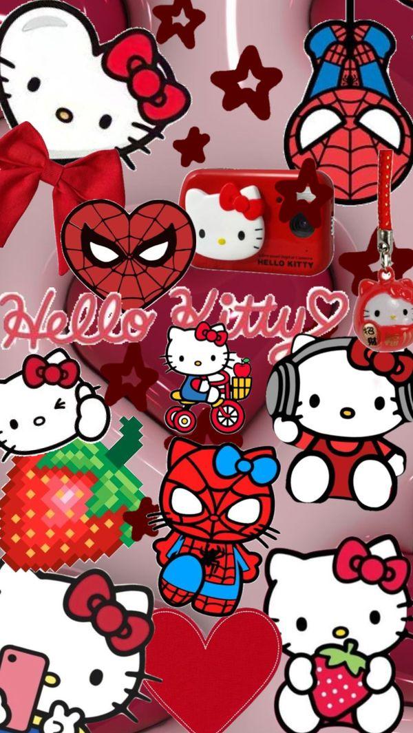 Check Out 1calbarracin1 S Shuffles Red Spider Man Hello Kitty