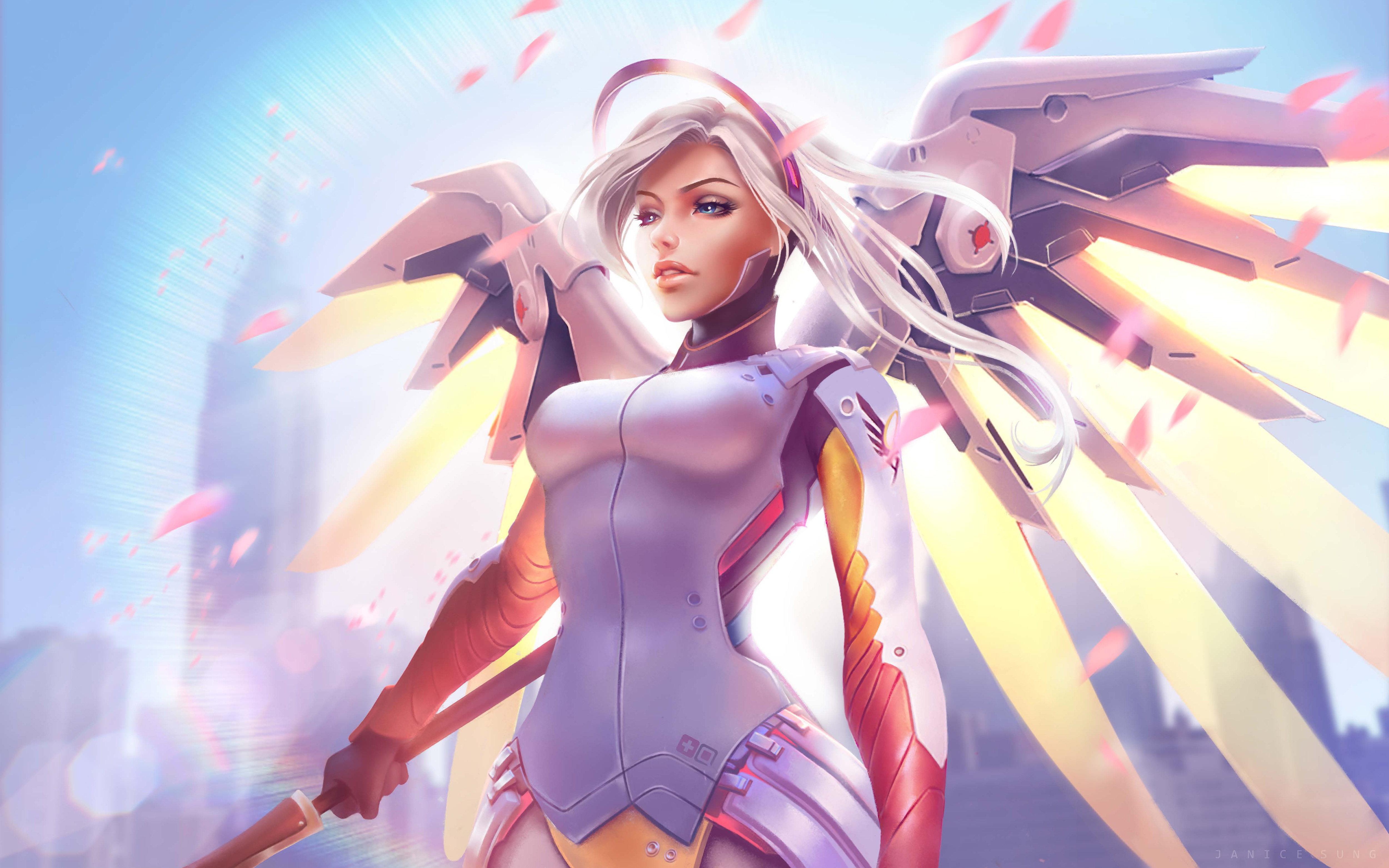 Mercy Overwatch 5k Wallpaper