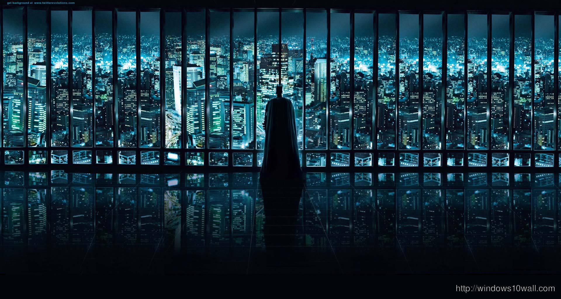 City Panoramic Batman Background Wallpaper Windows
