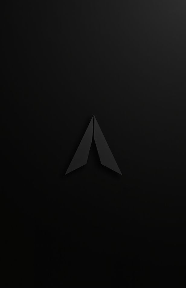 Black Arch Linux Wallpaper