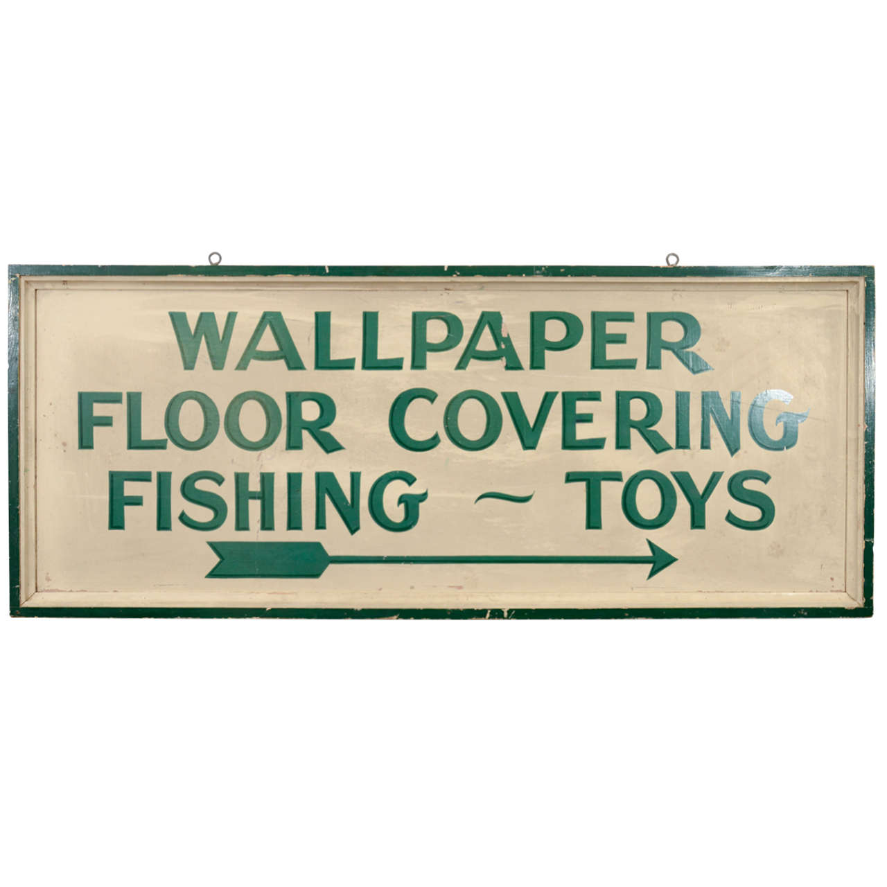 Usa Wallpaper Floor Covering Fishing Toys Sign At 1stdibs