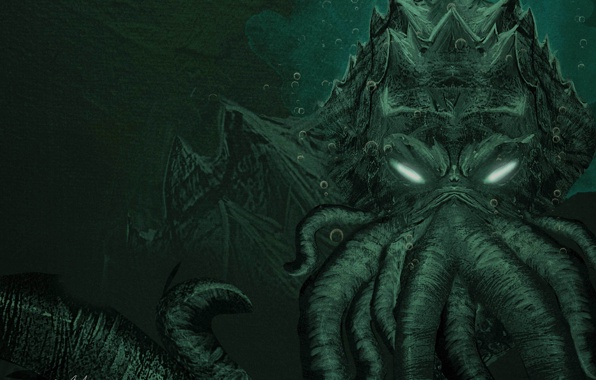 Wallpaper Cthulhu Monster Sea Tentacles Douglas A Sirois