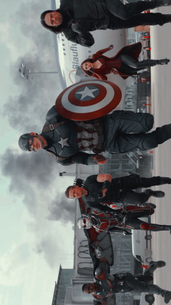 Captain America Civil War Steve Rogers Natasha Romanoff Sam