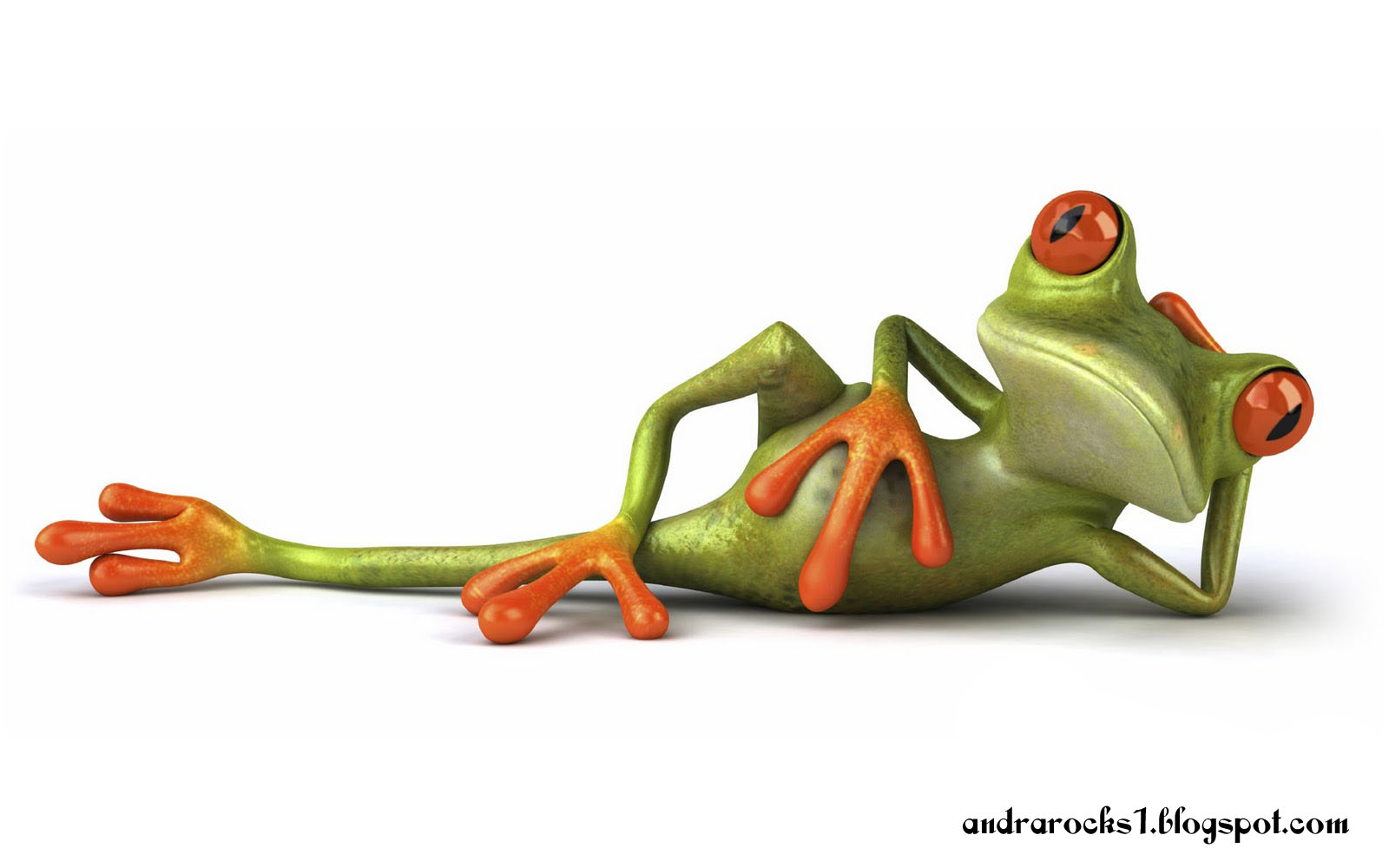 Crazy Frog On In Different Actions Desktop Wallpaper