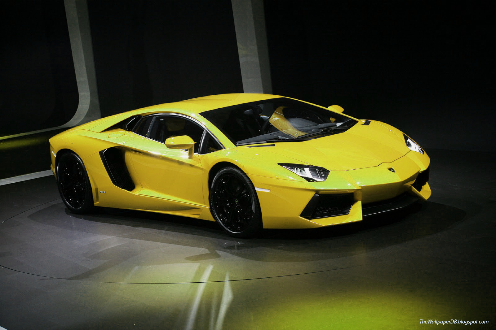 New Yellow Lamborghini Aventador HD Wallpaper The Database