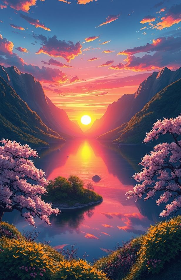Anime Landscapes Wallpaper