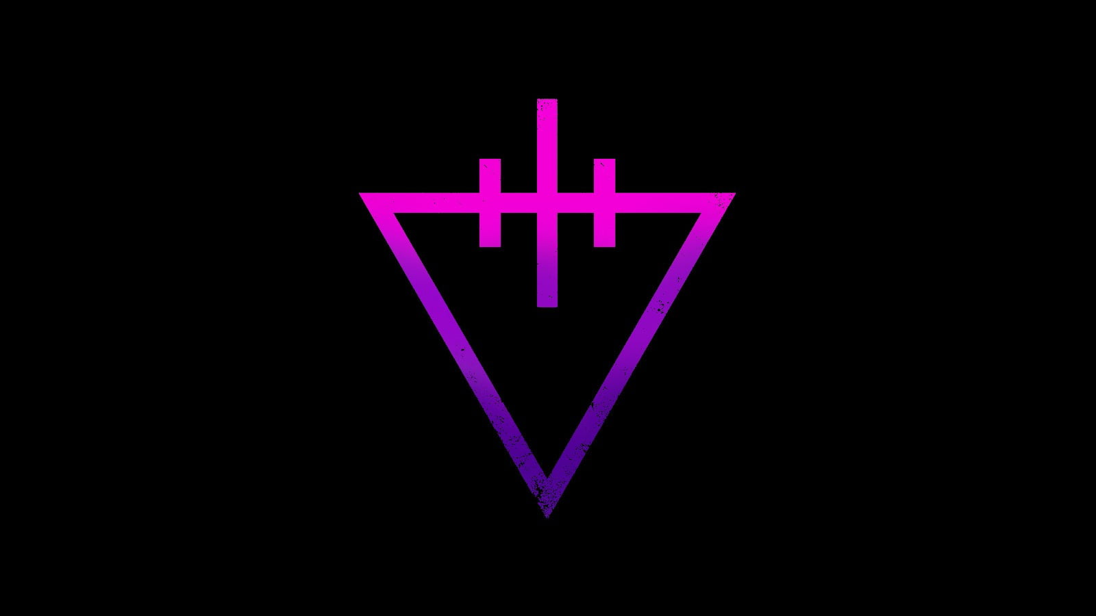 Reversed Triangle Purple And Pink Logo The Devil Wears Prada HD