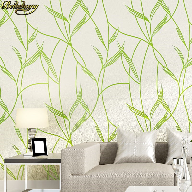 beibehang Simple reed leaves wallpapers for living room bedroom TV 800x800