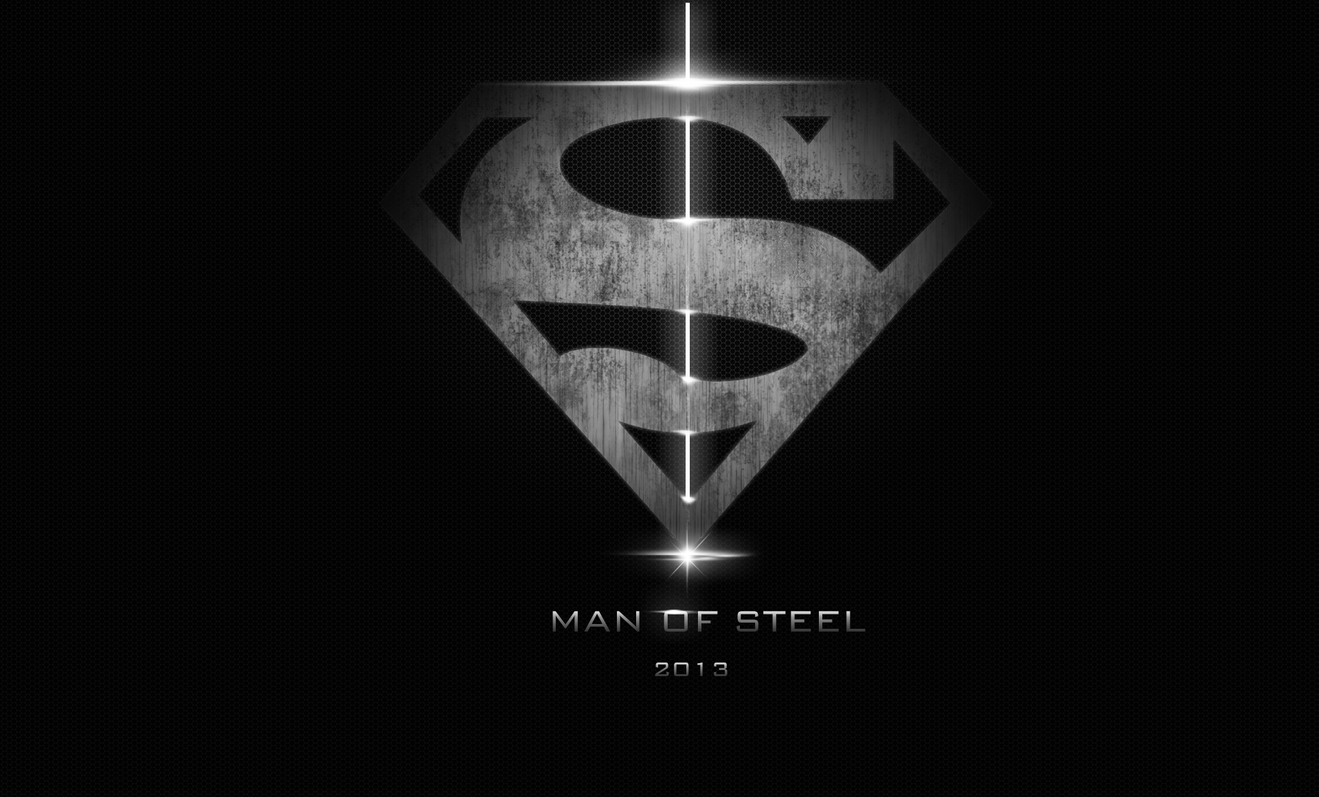 Man Of Steel Black And White HD Wallpaper Desktop
