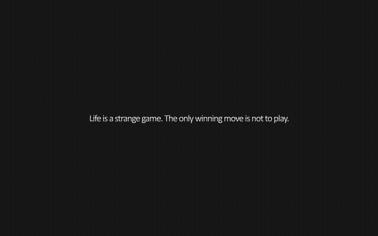 Life Is A Strange Game