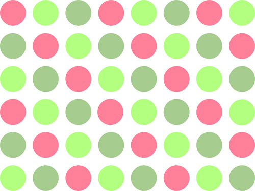 Pink And Green Polka Dot Background Photo Sharing