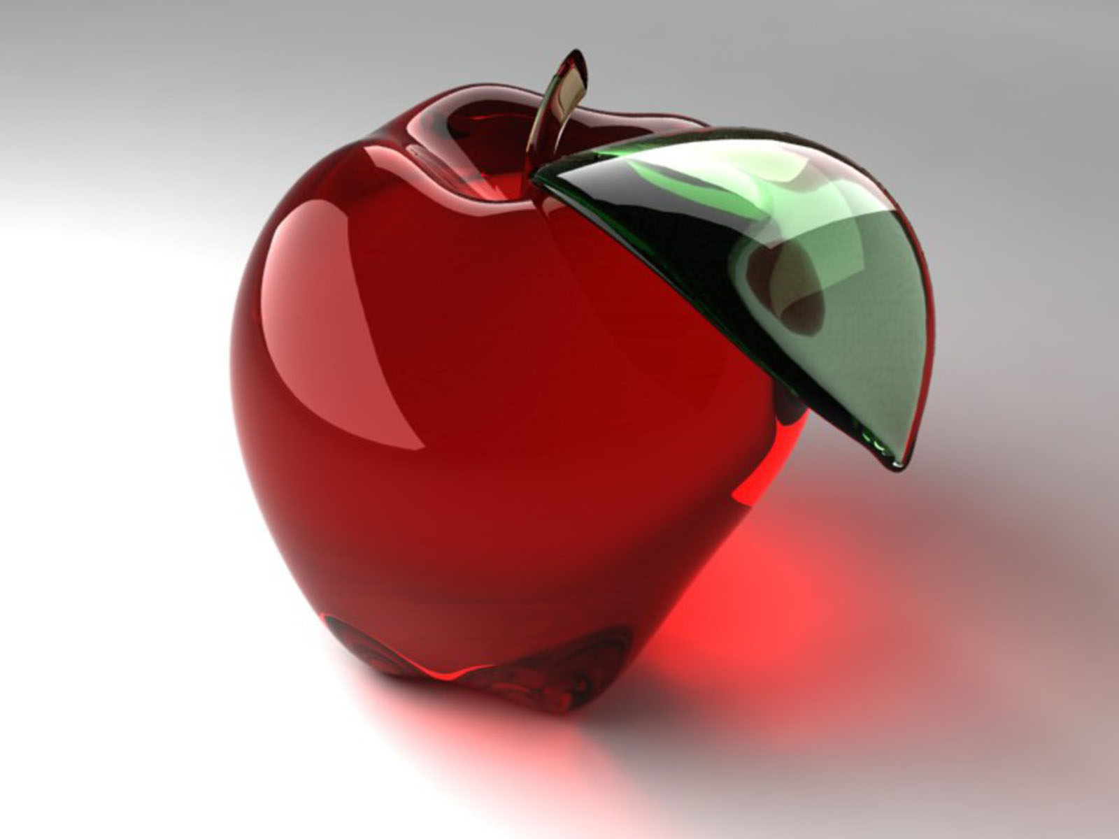 Wallpaper Glass Apple