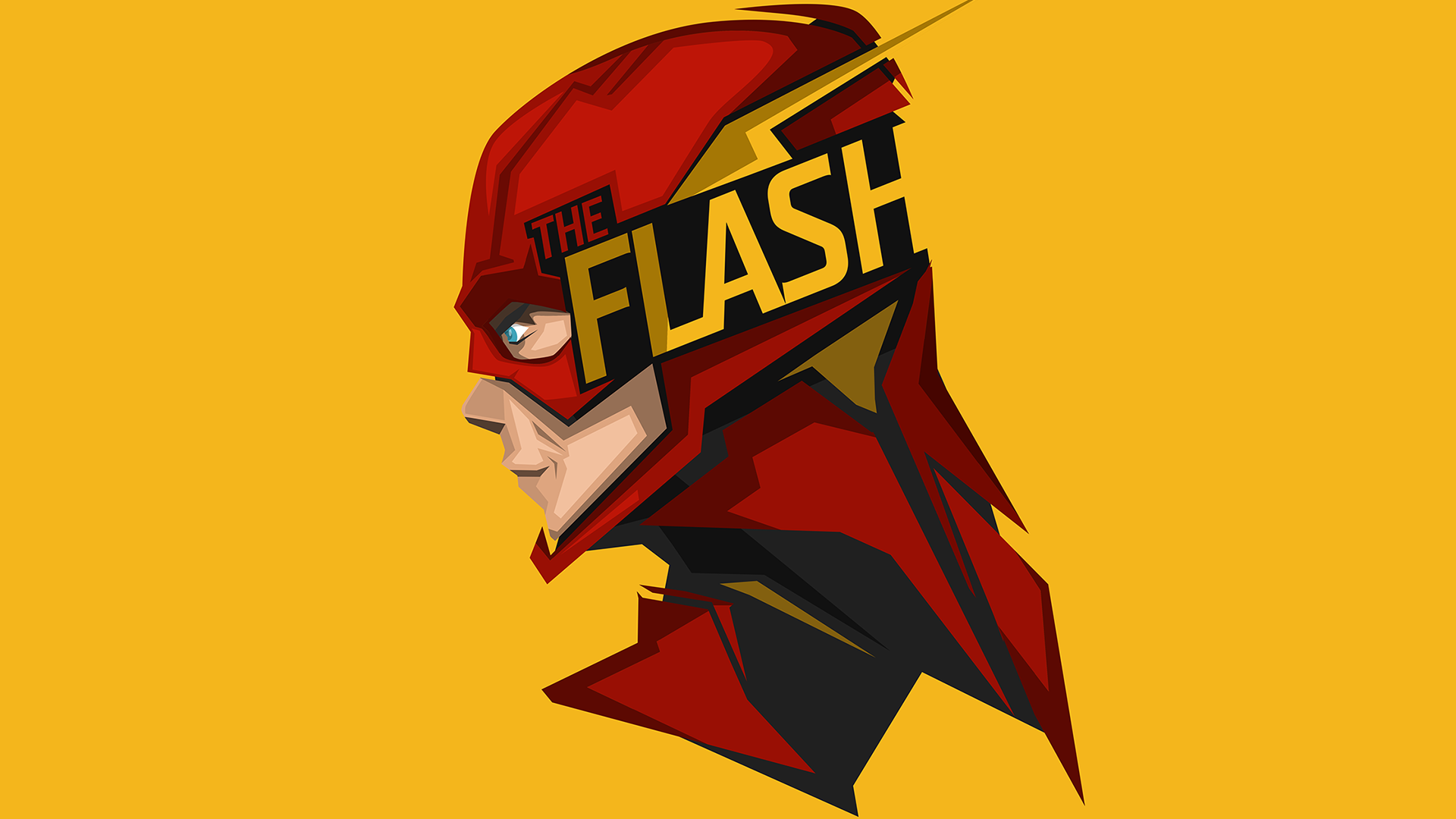 The Flash Dc Ics Yellow Wallpaper