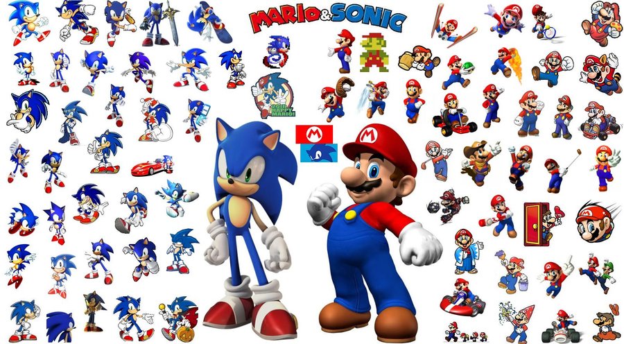 Mario And Sonic Background By Mariovspeach