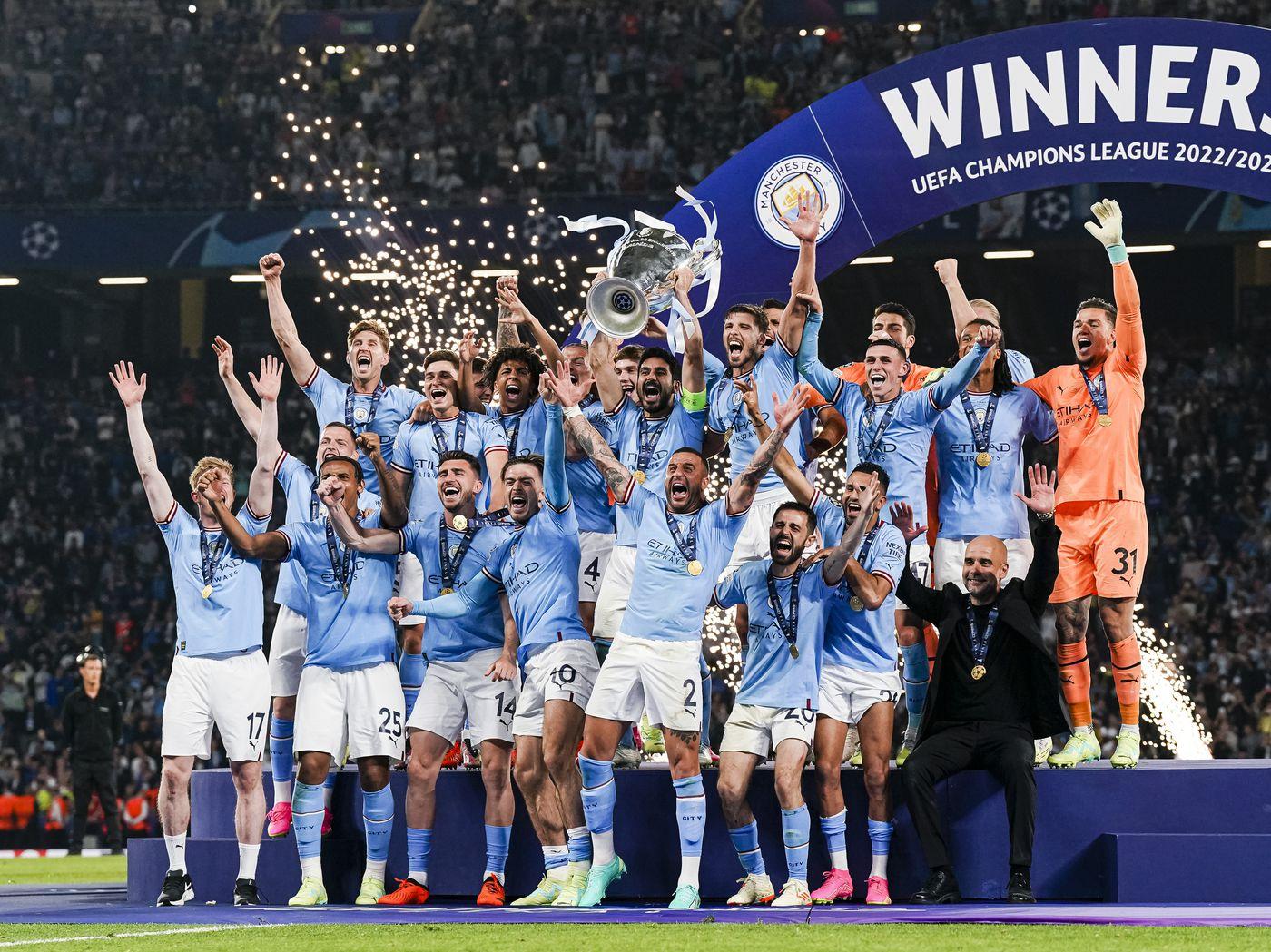 Best Pictures From Manchester City S Ucl Victory Bitter And Blue