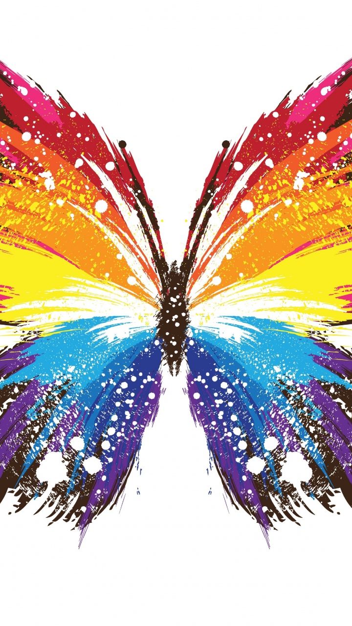 Butterfly Abstract Art Colorful Colourful Life Group Board