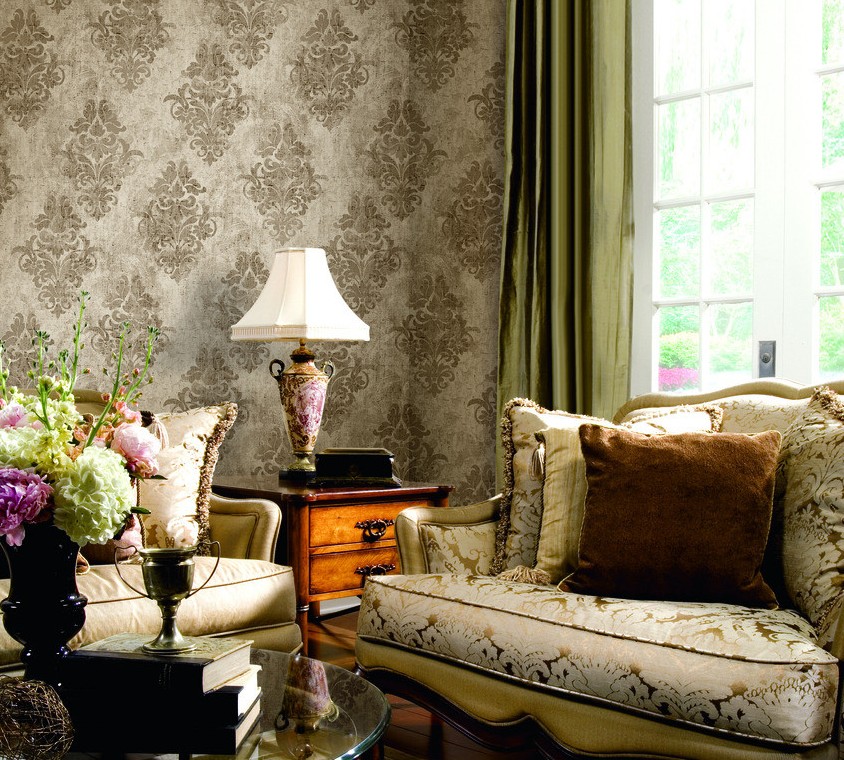 Free download Bold wallpaper living room Living rooms Decorating ideas