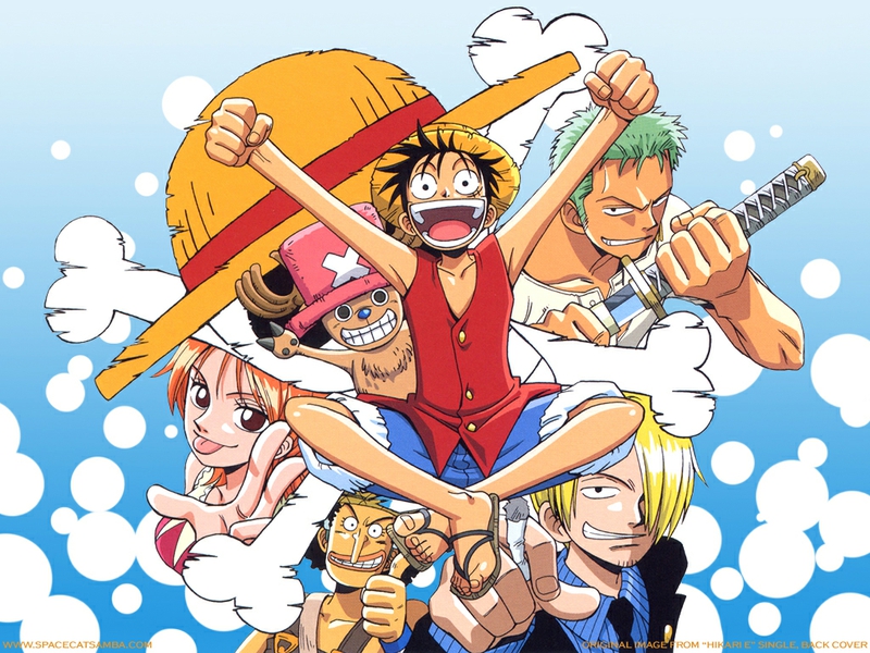 One Piece Nami Luffy Zoro Sanji Chopper Wallpaper Anime