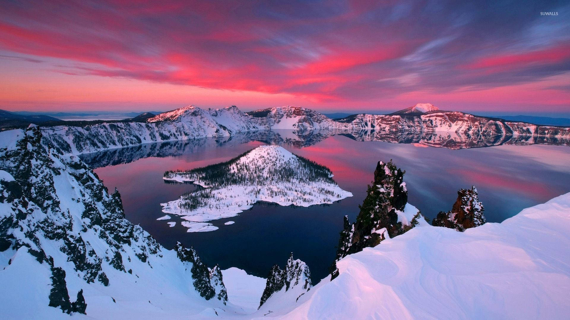 Beautiful Winter Desktop River Wallpaper