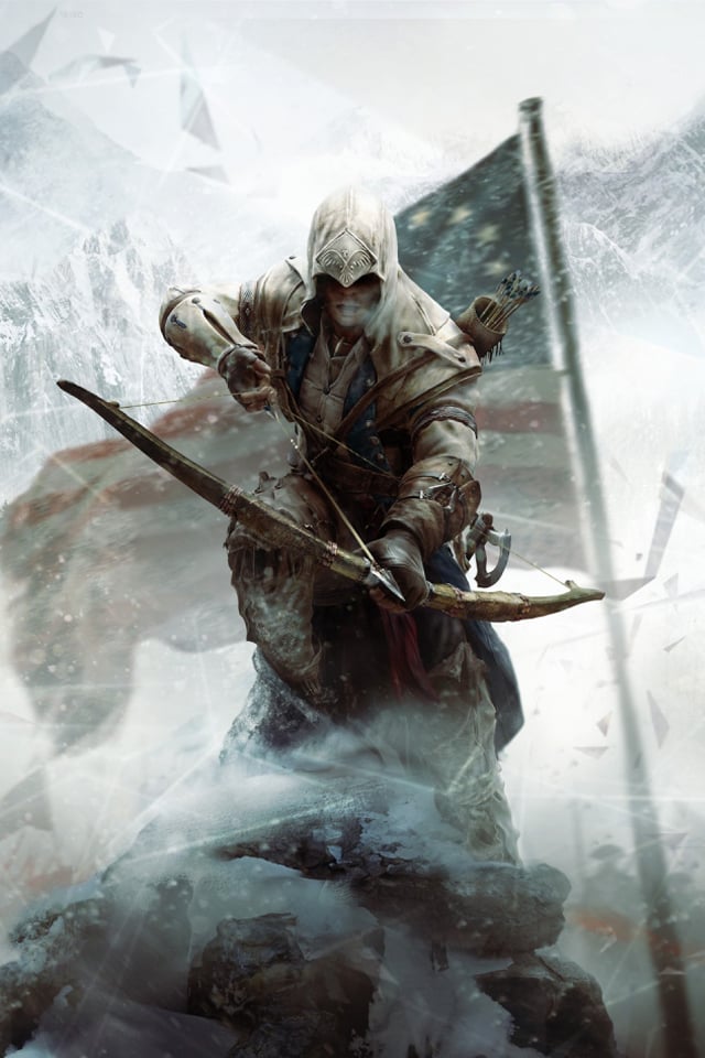 Assassins Creed III iPhone 4S wallpaper 640 x 960 640x960