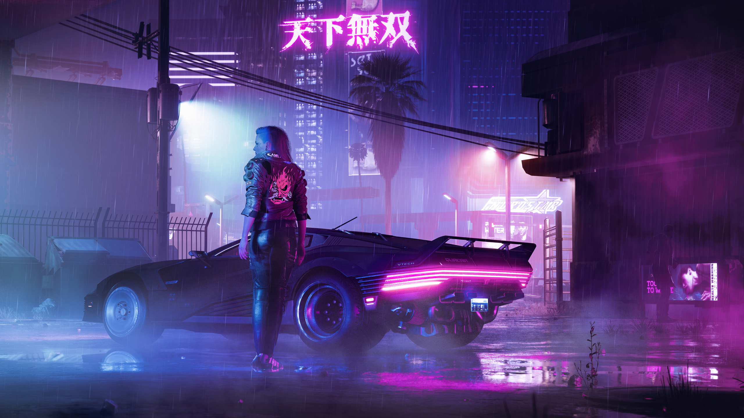 Retro Cyberpunk Neon Life 5k 1440p Resolution HD 4k Wallpaper Image