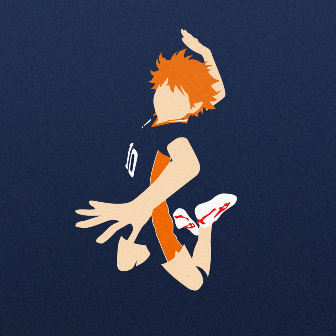 Shoyo Hinata Wallpaper 4k Faceless Minimalist