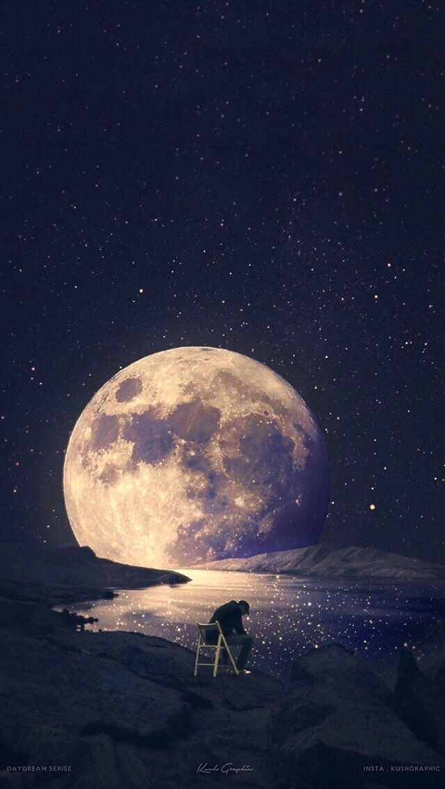 I Am Dreaming Of Going To The Moon Art Photography