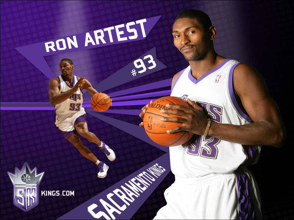 Ron Artest Picture Nba Sacramento Kings No